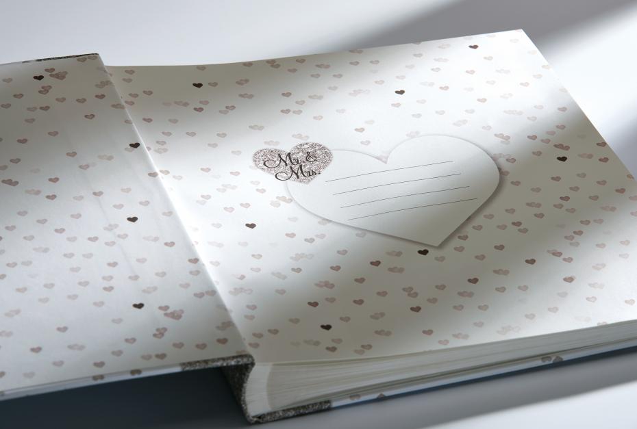 Walther Our Love Story Album - 28x30.5 cm (50 White pages / 25 sheets)