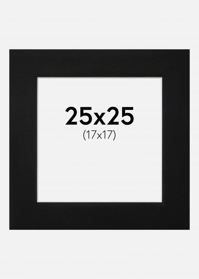 Artlink Mount Black Standard (White Core) 25x25 cm (17x17)