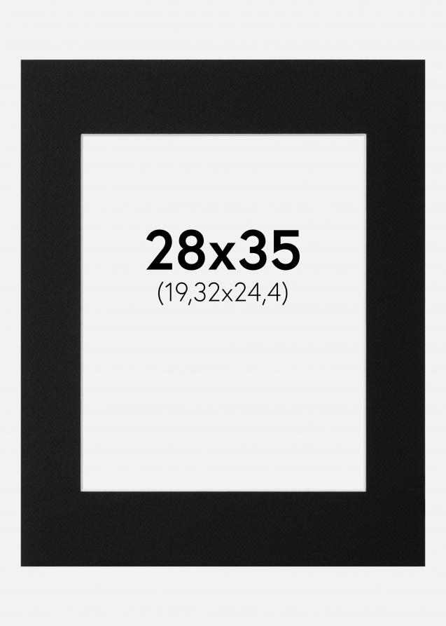 Galleri 1 Mount Canson Black (White Core) 28x35 cm (19,32x24,4)