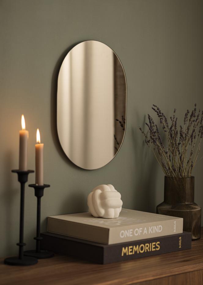 KAILA KAILA Mirror Oval Dark Bronze 30x40 cm