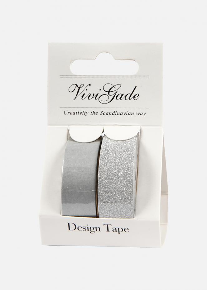 Creativ Company Washi Tape Silver - 15 mm