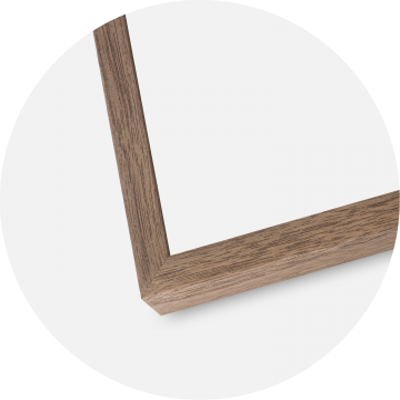 Ram med passepartou Frame Soul Walnut Veneer 50x60 cm - Picture Mount White 14x18 inches