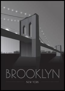 Bildverkstad Brooklyn Bridge Poster