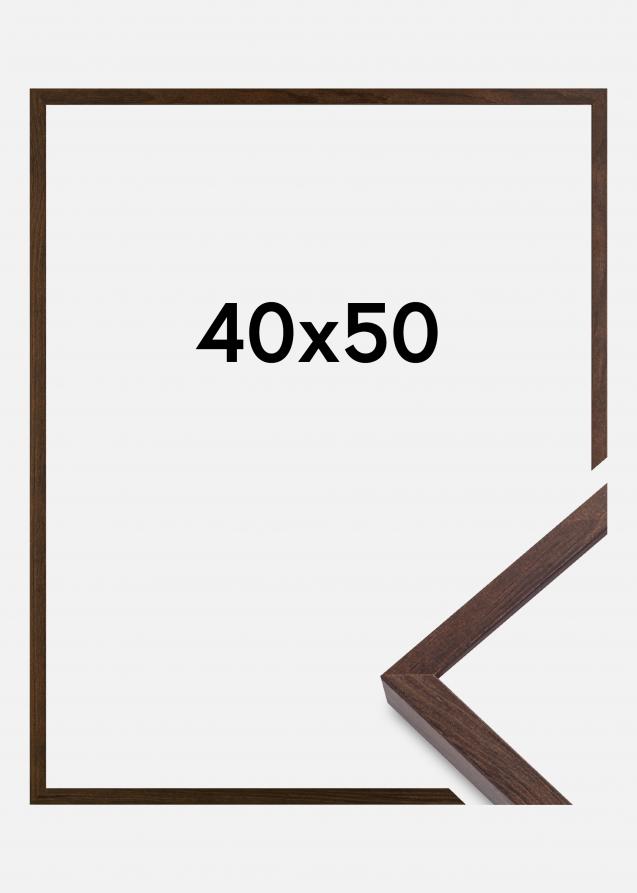Estancia Frame E-Line Acrylic glass Walnut 40x50 cm