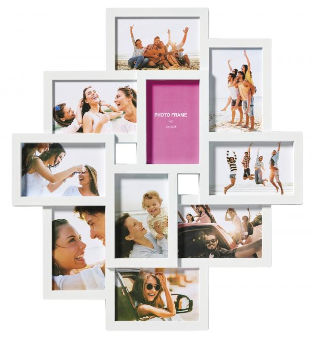 Walther Timeless Collage picture frame White - 10 Pictures