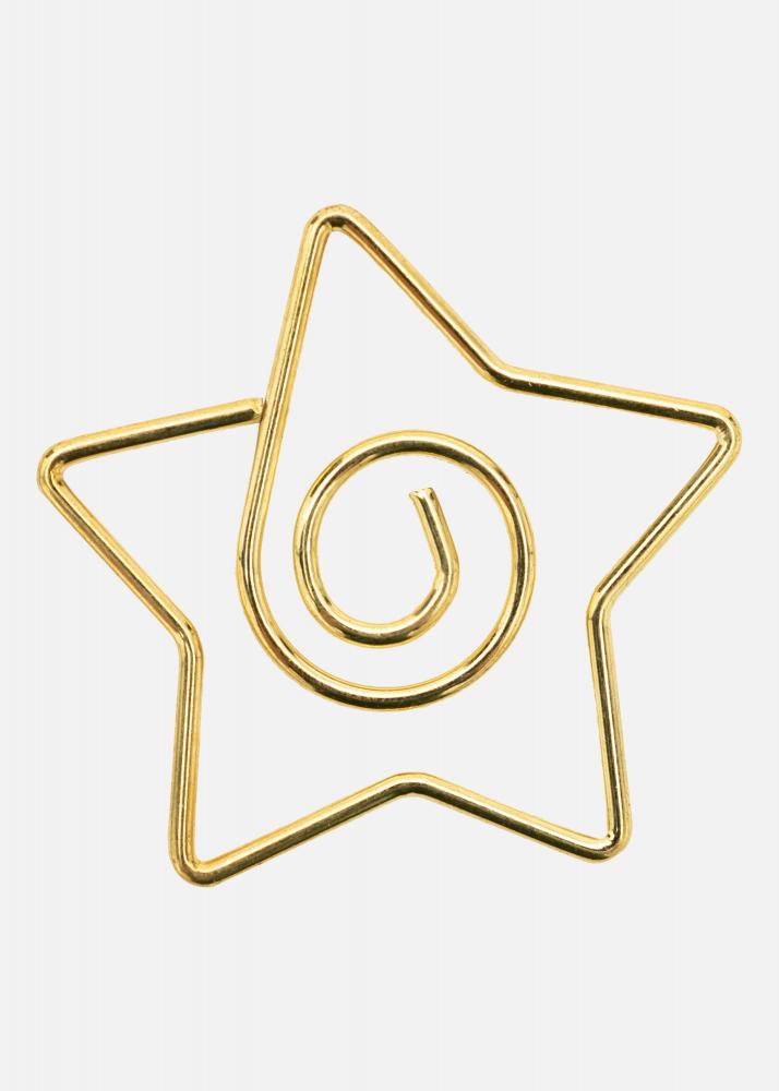 Walther PAC Metal Paper Clip Star Gold