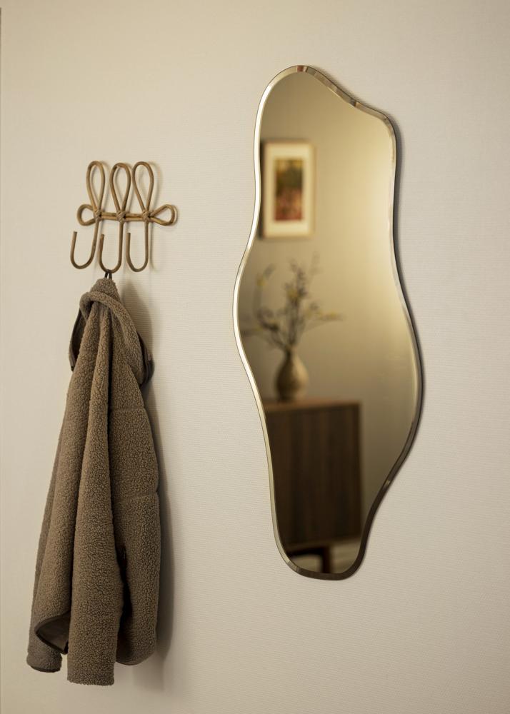 Incado Mirror Wave Gold 55x110 cm