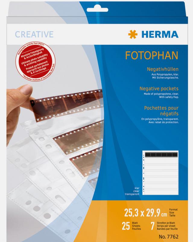  Herma negative sleeves - 25-pack