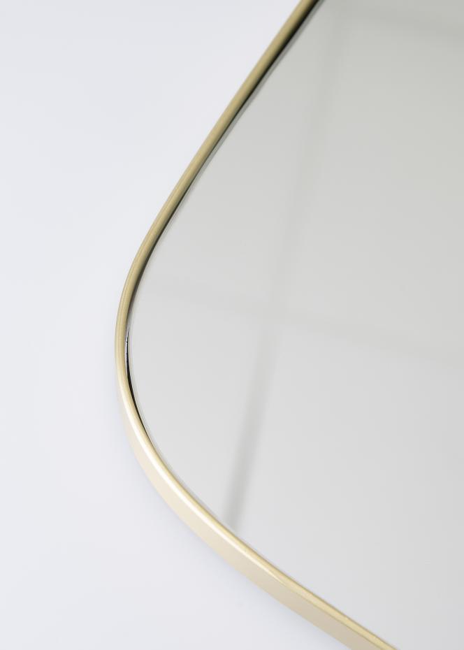 Hbsch Mirror Square Brass 29x59 cm