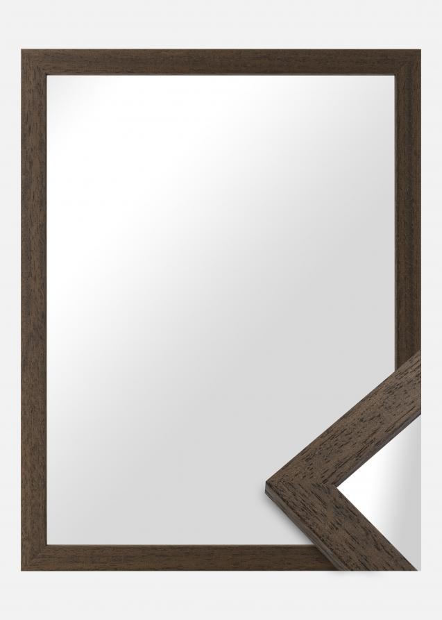 Ramverkstad Mirror Brown Wood - Custom Size