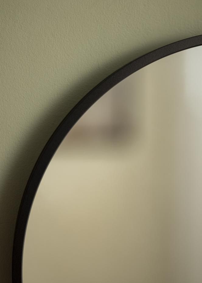 KAILA KAILA Round Mirror - Edge Black 40 cm 