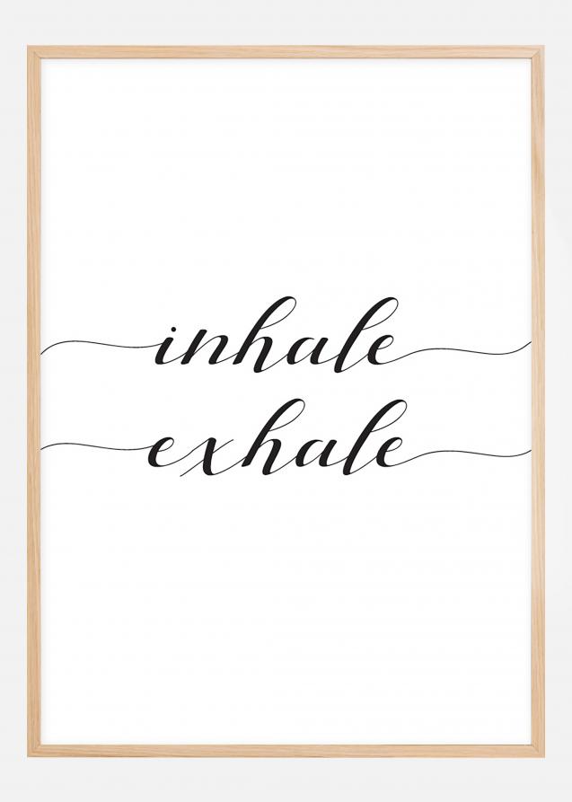 Bildverkstad Inhale - Exhale Poster