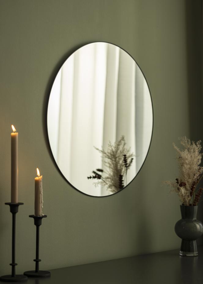 KAILA KAILA Round Mirror - Thin Black 60 cm 