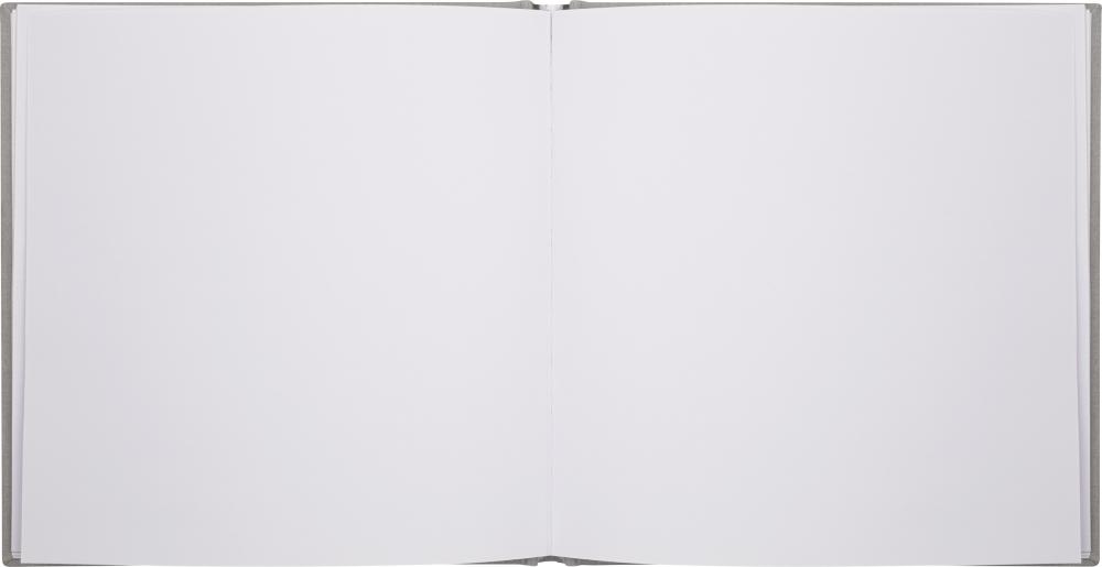 Burde Guest Book Grey 18x18 cm (96 white pages / 48 sheets)
