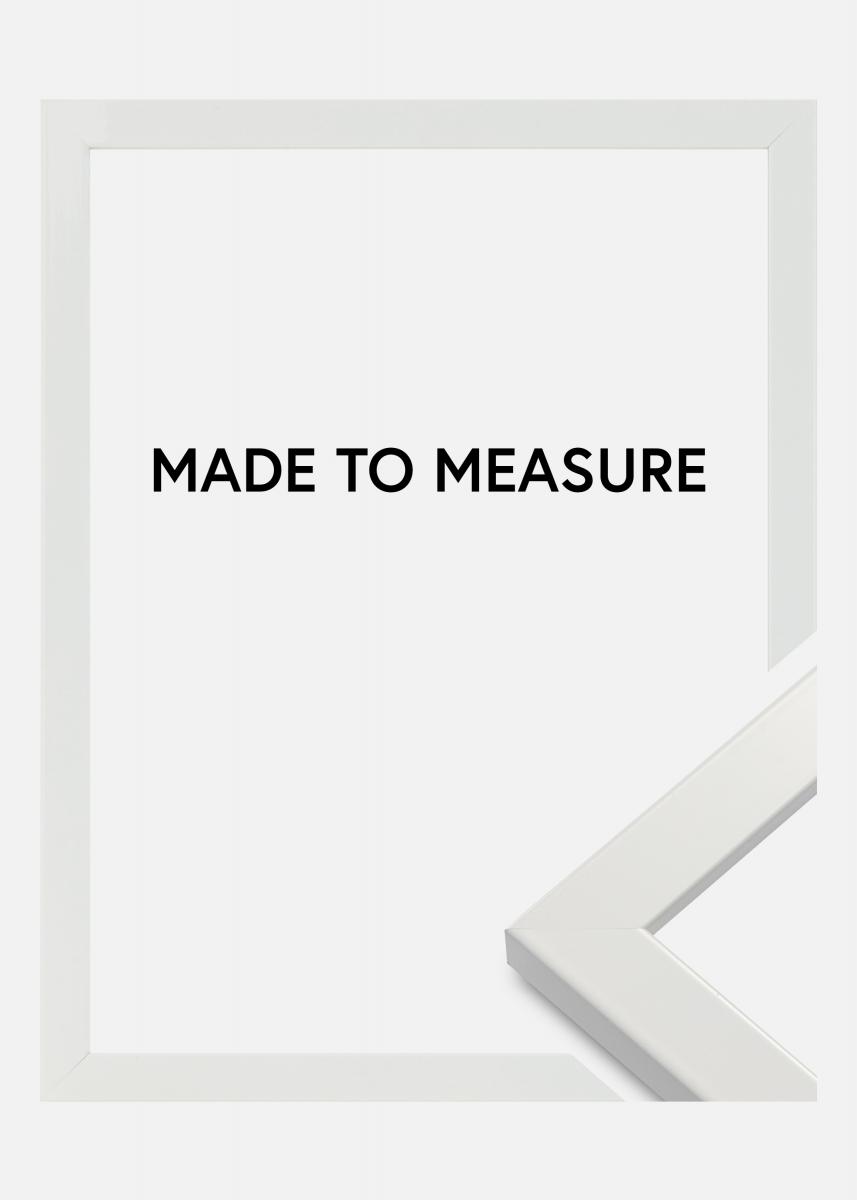 Buy Frame White Wood Glossy Custom Size here BGASTORE.IE