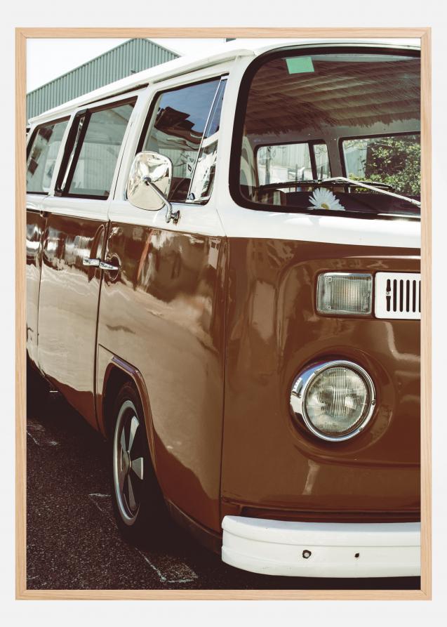 Bildverkstad Red Volkswagen Bus Poster