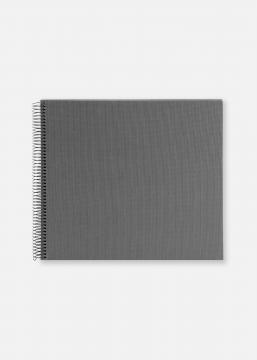 Goldbuch Bella Vista Spiral bound album Grey - 35x30 cm (40 Black pages / 20 sheets)