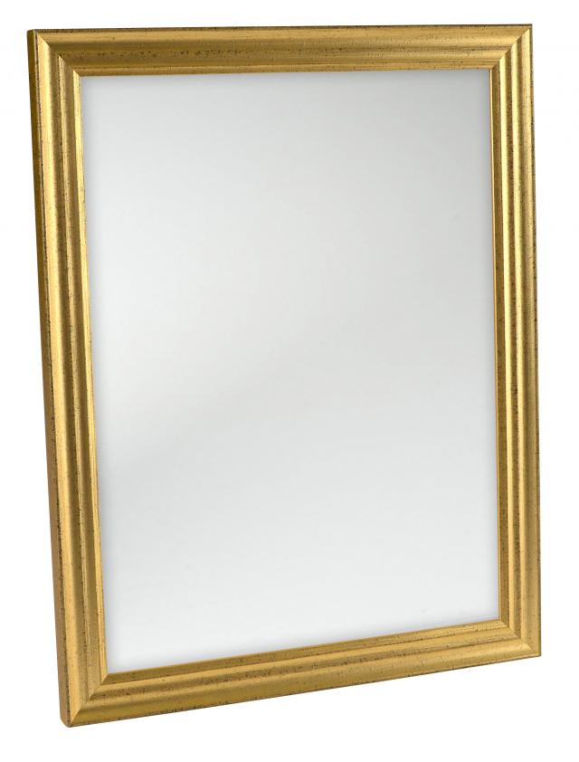 Ramverkstad Mirror Heby Gold - Custom Size