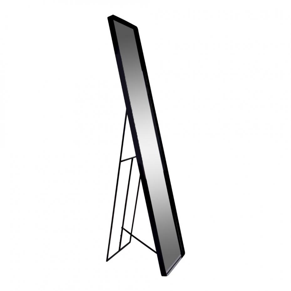 House Nordic Avola Stand Mirror Black 35x170 cm