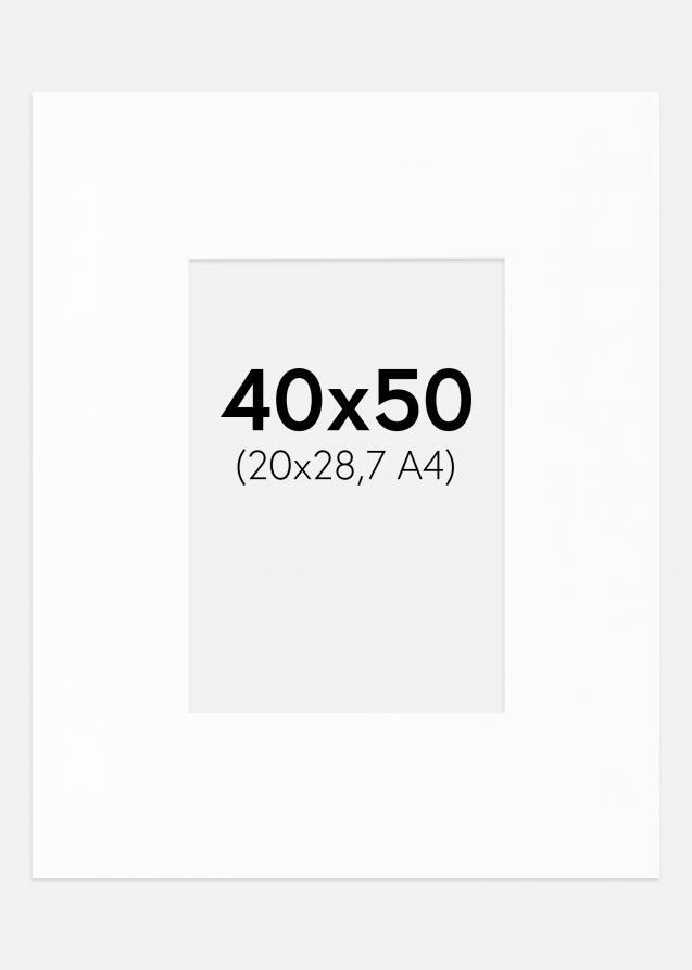 Artlink Mount XL Standard White (White Core) 40x50 cm (20x28.7 - A4)