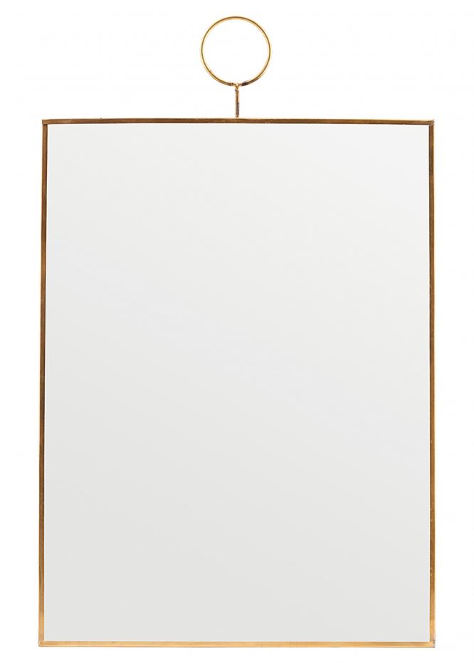 House Doctor Mirror House Doctor The Loop Brass 30x40 cm