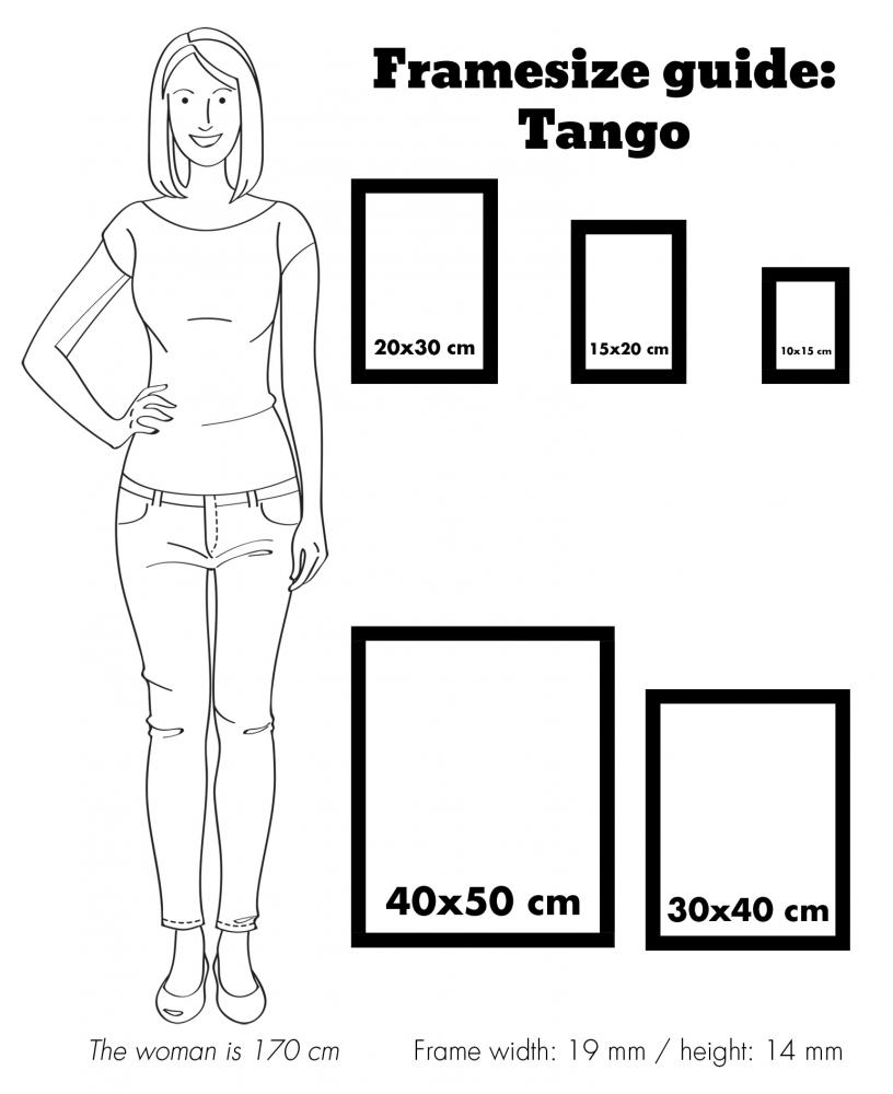 Focus Frame Tango Wood Black - 13x18 cm