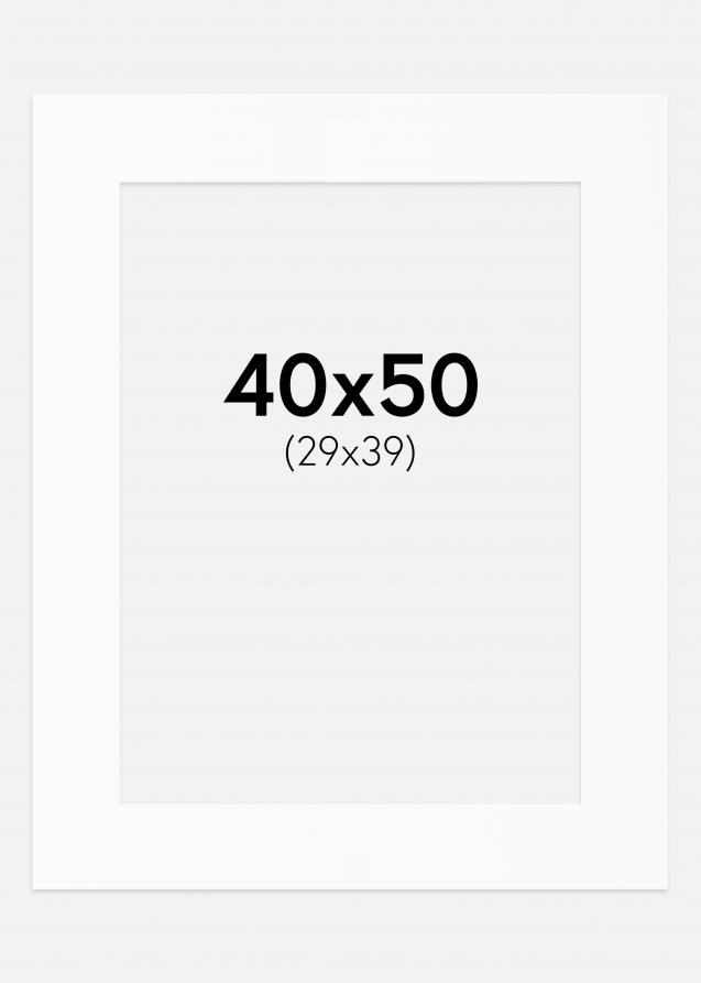 Artlink Mount White Standard (White Core) 40x50 cm (29x39)