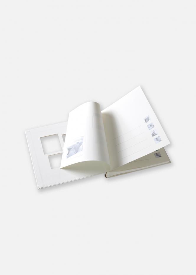 Walther Little Foot Album Grey-white - 28x30.5 cm (60 White pages / 30 sheets)