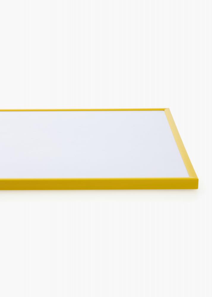 Ram med passepartou Frame New Lifestyle Yellow 50x70 cm - Picture Mount White 16x24 inches