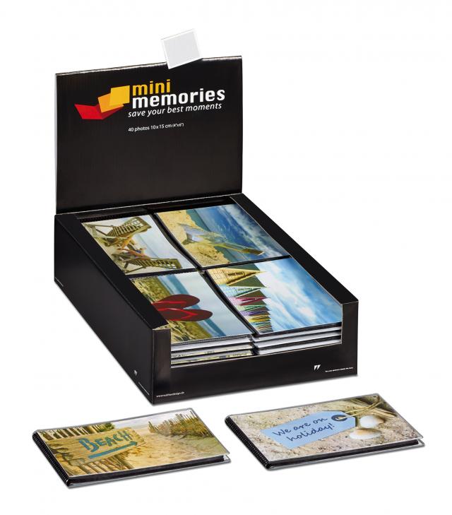 Walther Mini Memories Album Holiday 6 variants - 40 Pictures in 10x15 cm - 36-pack