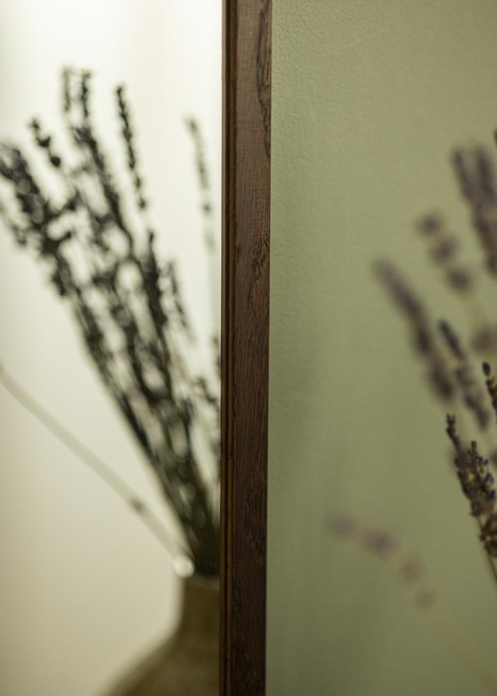 Incado Mirror Solid Smoked Oak 40x80 cm
