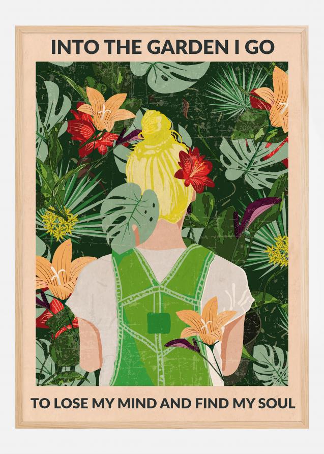 Bildverkstad Into the Garden (blonde) Poster