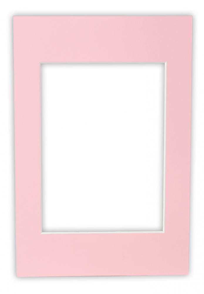 Egen tillverkning - Passepartouter Bespoke Light pink Mount (White Core)