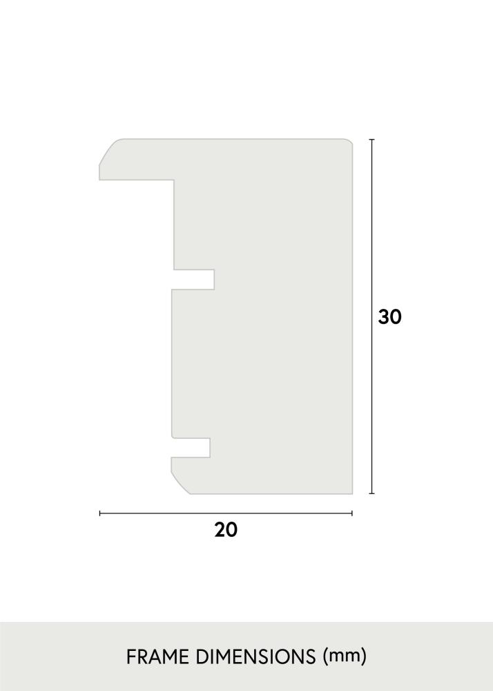Estancia Frame Elegant Box White 70x94 cm