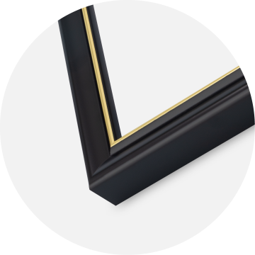 Jämtlands Ramfabrik Frame Canterbury Acrylic Glass Black 59.4x84 cm (A1)