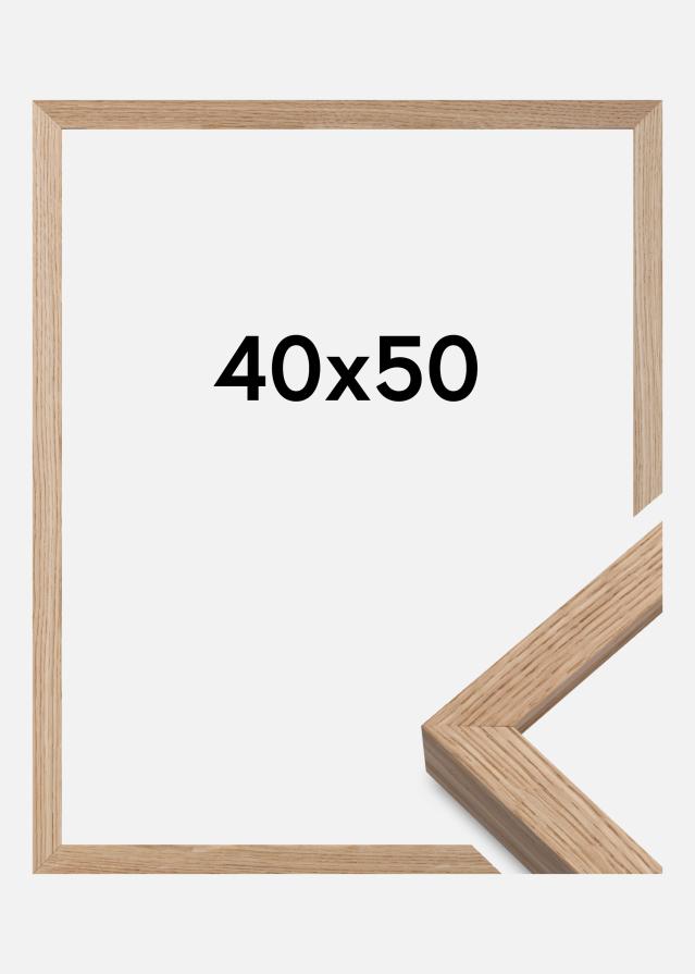 Jämtlands Ramfabrik Frame Amanda Box Acrylic glass Oak 40x50 cm