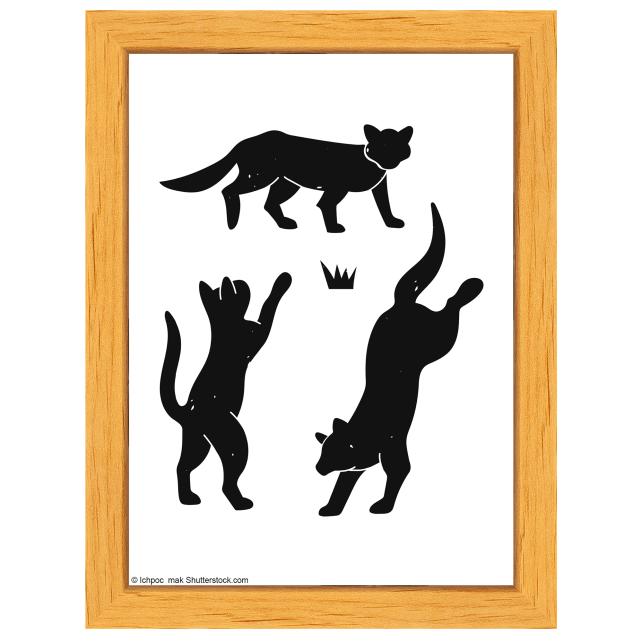 Ram med passepartou Frame Liv Wood 13x18 cm - Mounts White 7x10 cm