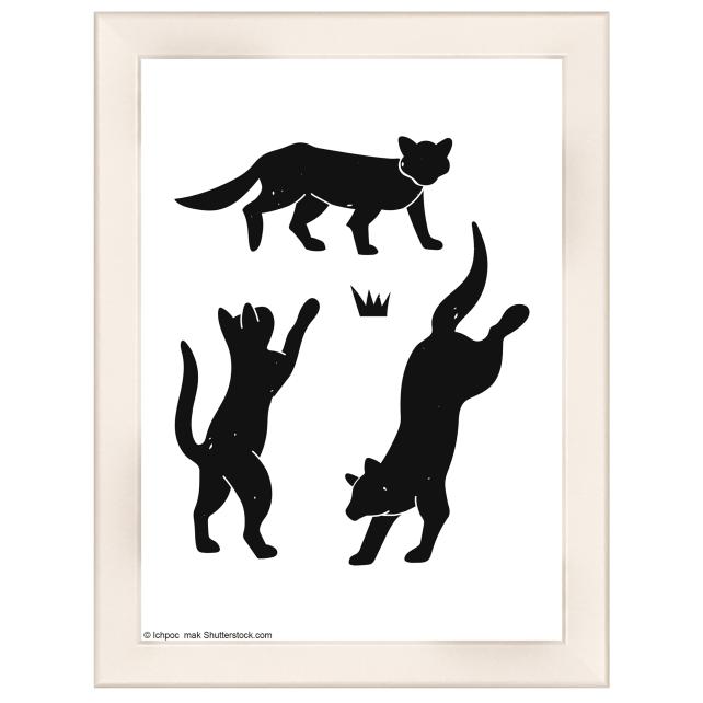 Ram med passepartou Frame Liv White 13x18 cm - Mounts White 10x12 cm