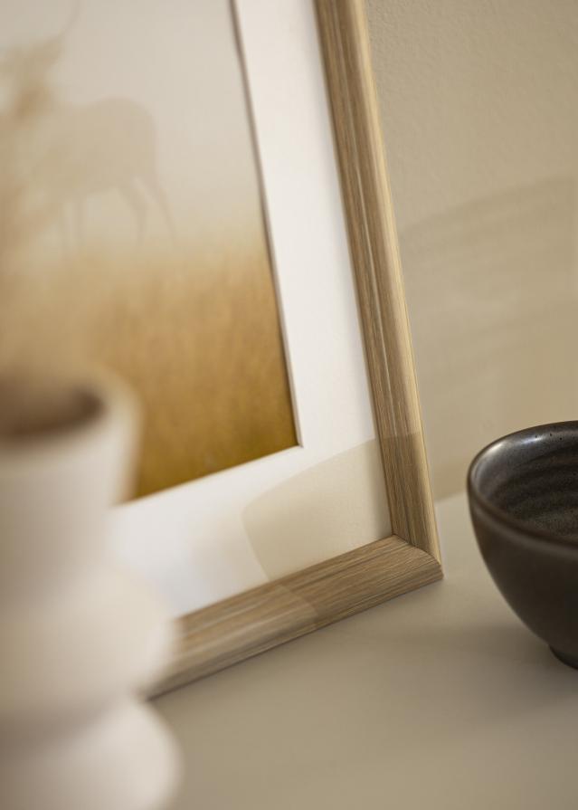 Jämtlands Ramfabrik Frame Västkusten Acrylic Glass Oak 8x8 inches (20.32x20.32 cm)