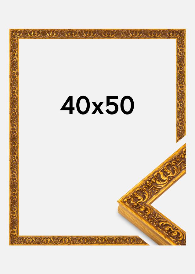 Jämtlands Ramfabrik Frame Amber Acrylic Glass Gold 40x50 cm