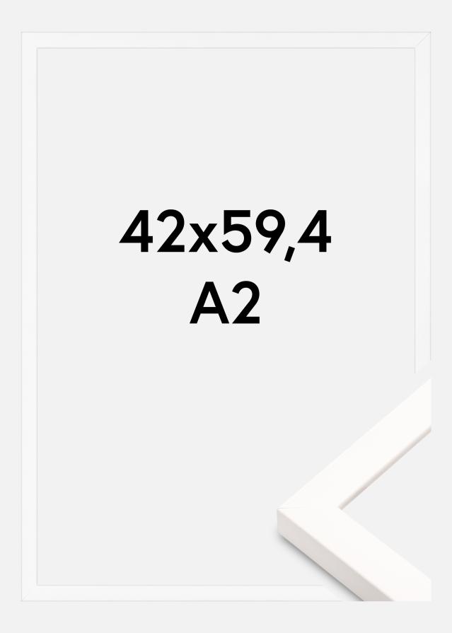 Jämtlands Ramfabrik Frame Brooke Acrylic Glass White 42x59.4 cm (A2)