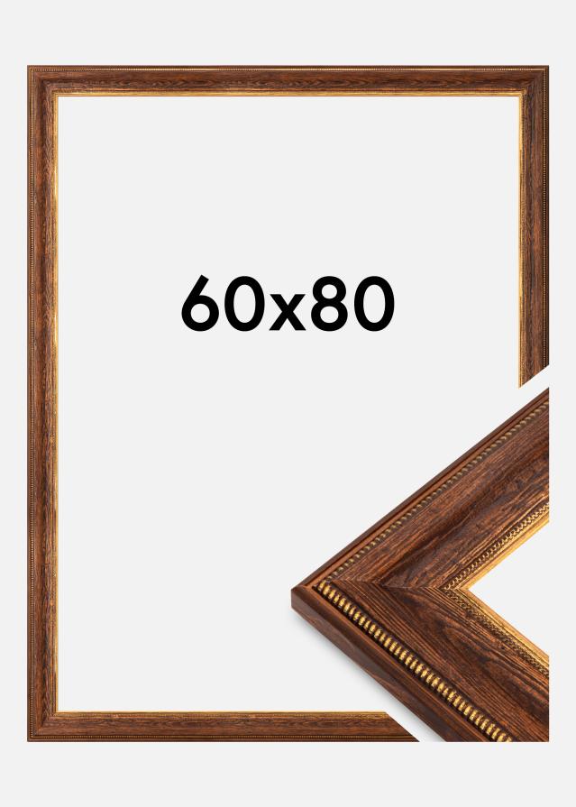 Jämtlands Ramfabrik Frame Fabriano Acrylic Glass Brown 60x80 cm