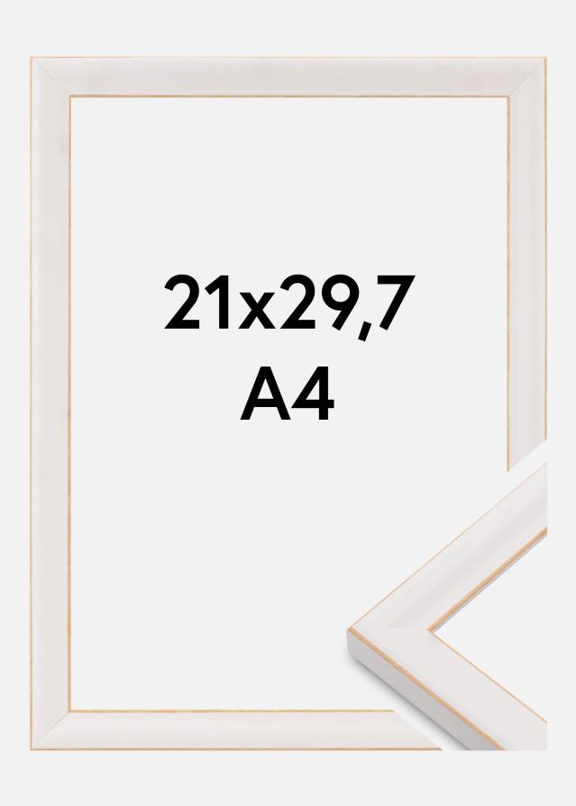 Jämtlands Ramfabrik Frame Marie Claire Acrylic Glass White 21x29.7 cm (A4)