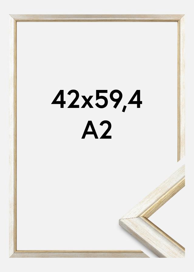 Jämtlands Ramfabrik Frame Marisa Acrylic Glass Silver 42x59.4 cm (A2)