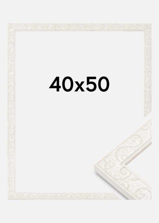 Jämtlands Ramfabrik Frame Milton Acrylic Glass White 40x50 cm