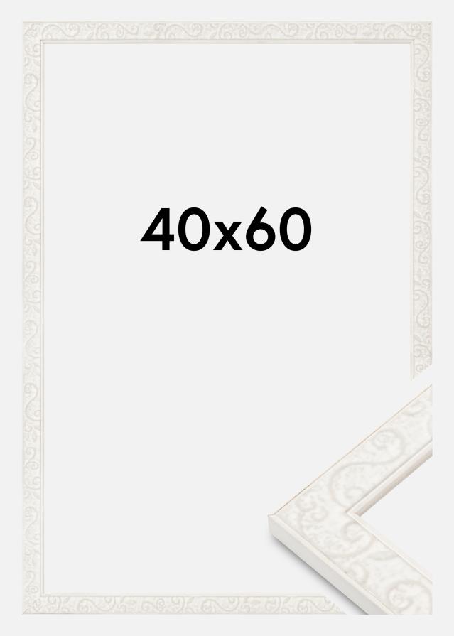 Jämtlands Ramfabrik Frame Milton Acrylic Glass White 40x60 cm