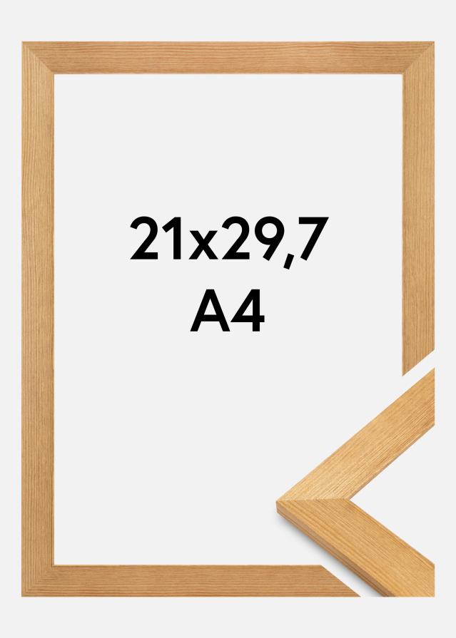 Jämtlands Ramfabrik Frame Sandra Acrylic Glass Oak 21x29.7 cm (A4)
