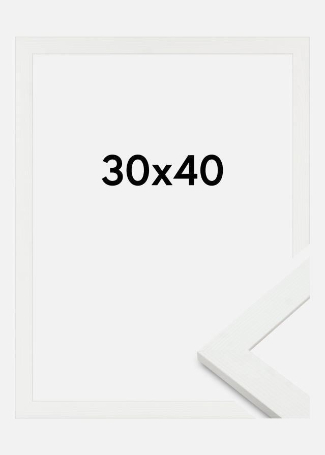 Jämtlands Ramfabrik Frame Sandra Acrylic Glass White 30x40 cm