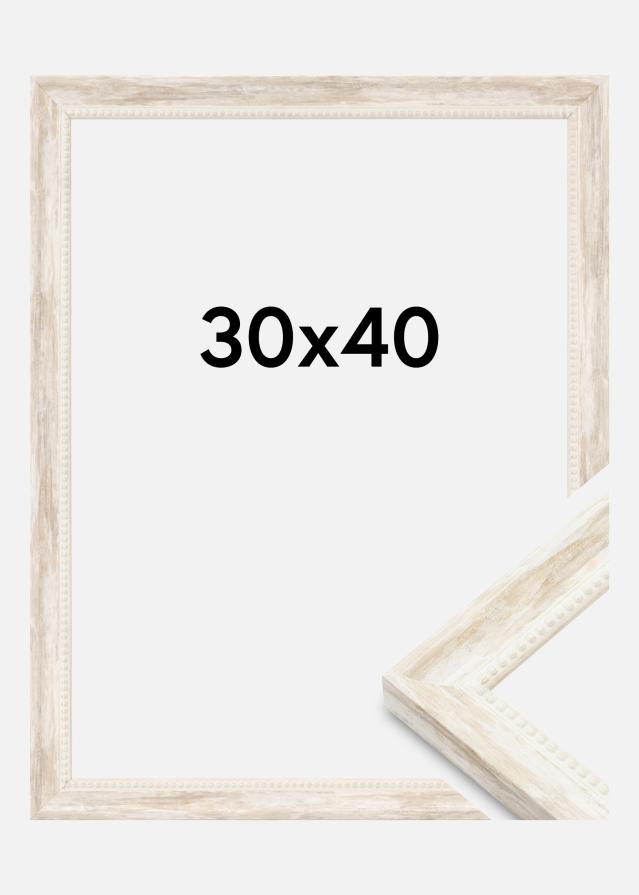 Jämtlands Ramfabrik Frame Soledad Acrylic Glass White 30x40 cm