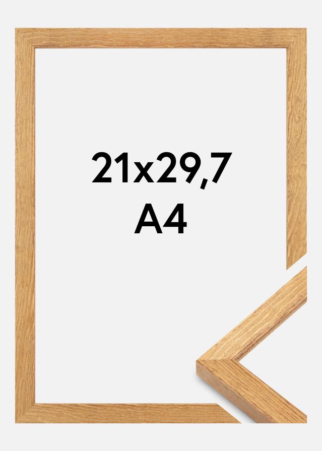 Jämtlands Ramfabrik Frame Tulipa Acrylic Glass Oak 21x29.7 cm (A4)